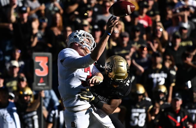 Cornerback Tarik Luckett started two games for Colorado in 2019 (Ron Chenoy-USA TODAY Sports)