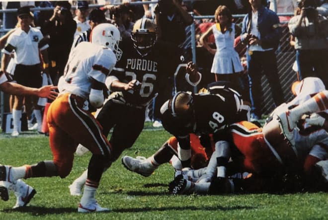 Rod Woodson and Purdue welcomed defending national champion Miami to West Lafayette in 1984.