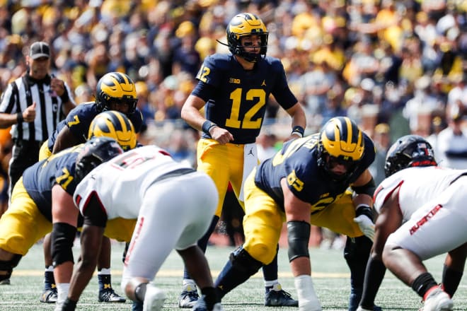 Michigan Wolverines football redshirt freshman quarterback Cade McNamara