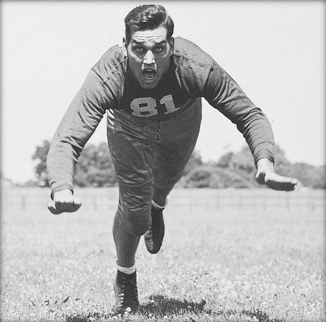 Notre Dame Fighting Irish football linebacker George Conner