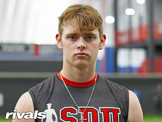 Three-star tight end Tanner Lemaster is on Wisconsin's recruiting radar. 