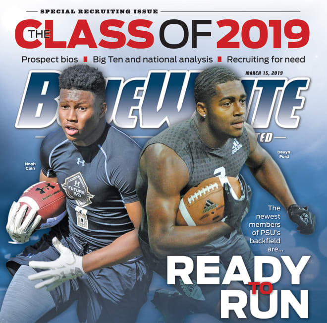 Devyn Ford and Noah Cain grace the cover of our special recruiting issue for the Class of 2019.