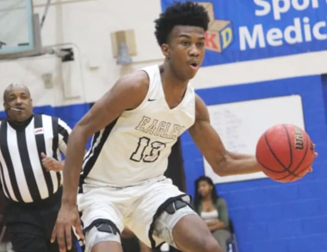 DJ Hand is a four-star incoming guard who averaged 25.0 points per game as a senior at Landstown High School (Photo courtesy of Bulls Insider/USF Rivals).