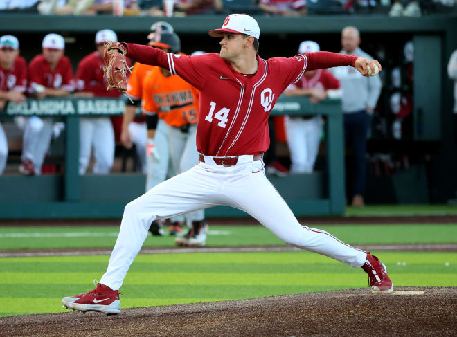 Oklahoma left-hander Carter Campbell made his first start of the season Saturday