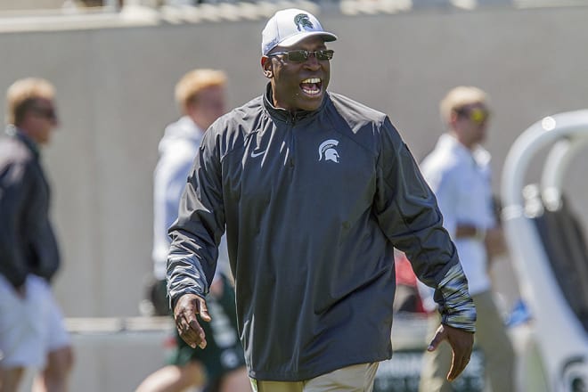 Harlon Barnett served as the interim head coach for Michigan State last season after Mel Tucker's firing.