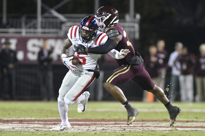 Former Ole Miss WR Dennis Jackson one of three transfer commits for Missouri over the weekend (USA Today Sports)