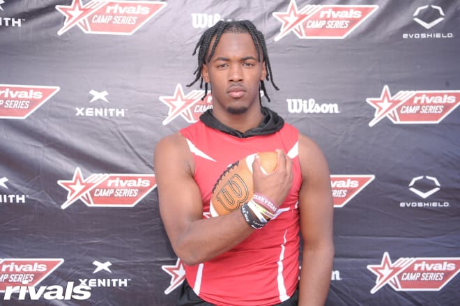 Eugene poses at the Rivals Camp Series stop in NOLA