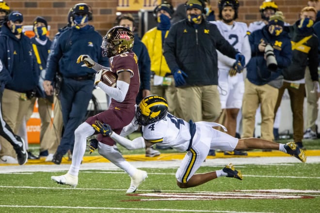 Michigan Wolverines football cornerback Vincent Gray