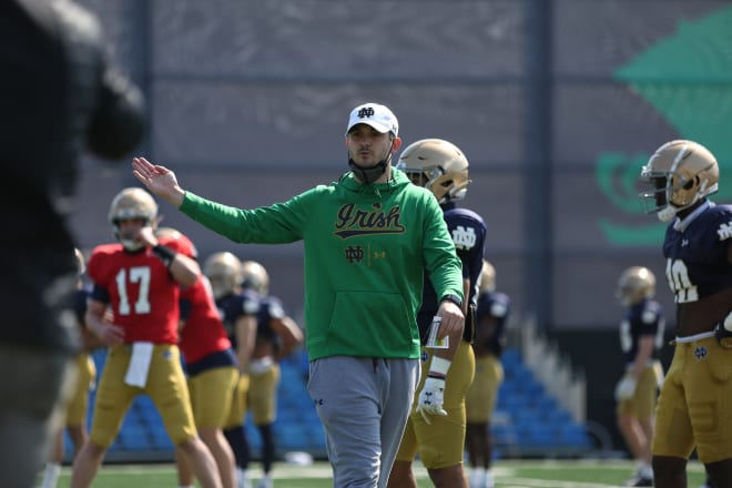 Notre Dame Fighting Irish football offensive coordinator Tommy Rees