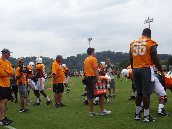 Trevarris Saulsberry's knee gave out, but his love for Tennessee did not as he assumed a student-coach role.