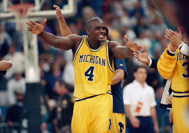 Former Michigan Wolverines basketball star Chris Webber was a first-team All-American in 1993.