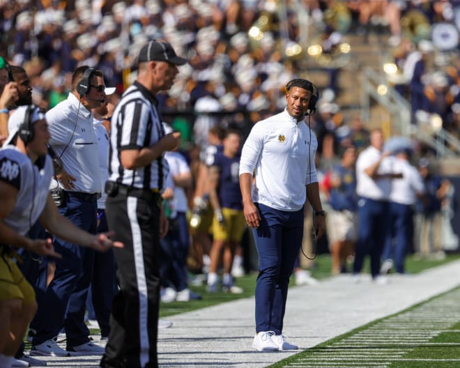 Marcus Freeman's tweaking of the ND defense early last season led to dramatic improvement.
