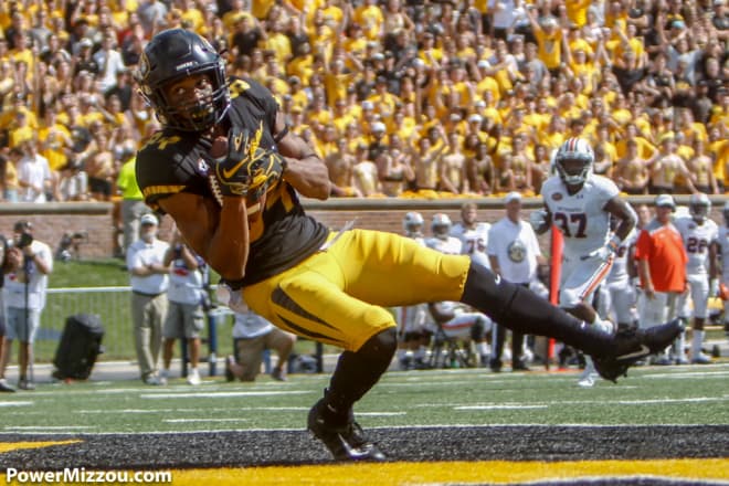 Senior Emanuel Hall has been one of the most productive wide receivers in the country through Missouri's first two games.