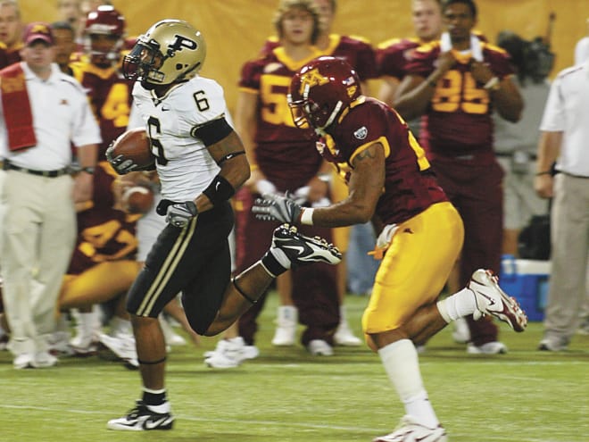 Desmond Tardy returned the opening kickoff for a touchdown in the 2007 game at Minnesota, and that contest is relevant to the Boilermakers' journey to New Jersey. 