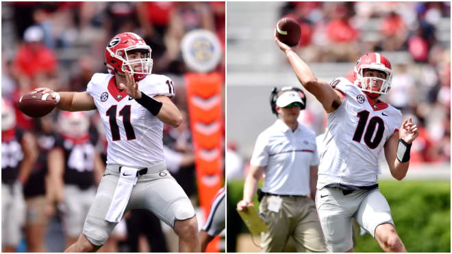 Jake Fromm and Jacob Eason