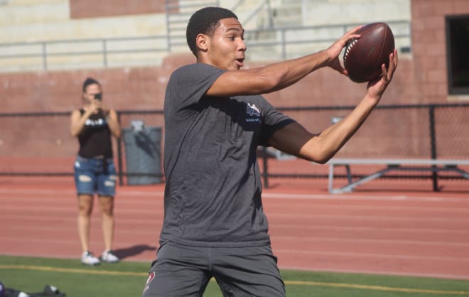 California wide receiver Cristian Dixon is committed to Michigan Wolverines football recruiting, Jim Harbaugh.