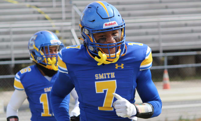 Kole Jones racked up 174 yards receiving, three touchdowns and intercepted a pass in Oscar Smith's latest shutout win