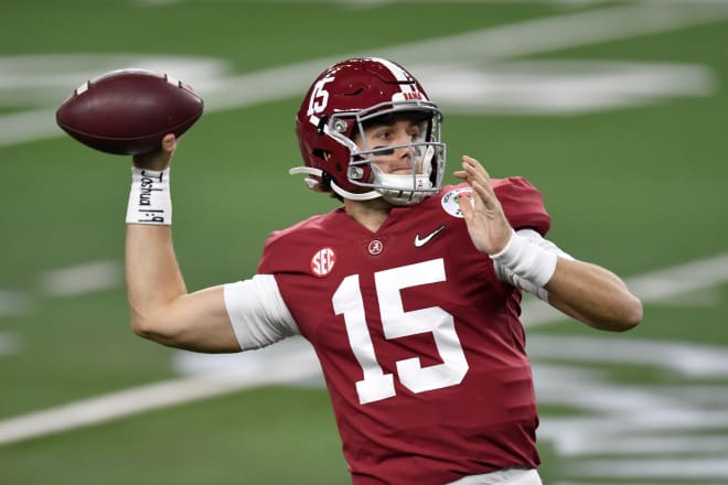 Alabama Crimson Tide quarterback Paul Tyson. Photo | Getty Images 