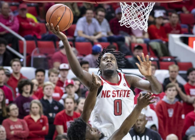 NC State redshirt junior post player D.J. Funderburk had 18 points and nine rebounds in the first matchup against North Carolina on Jan. 27.