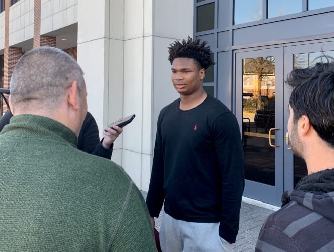 Metter, Ga., defensive end T.J. Davis talks about his visit to Florida State.
