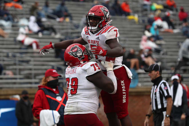 NC State Wolfpack football Ikem Ekwonu and Zonovan Knight