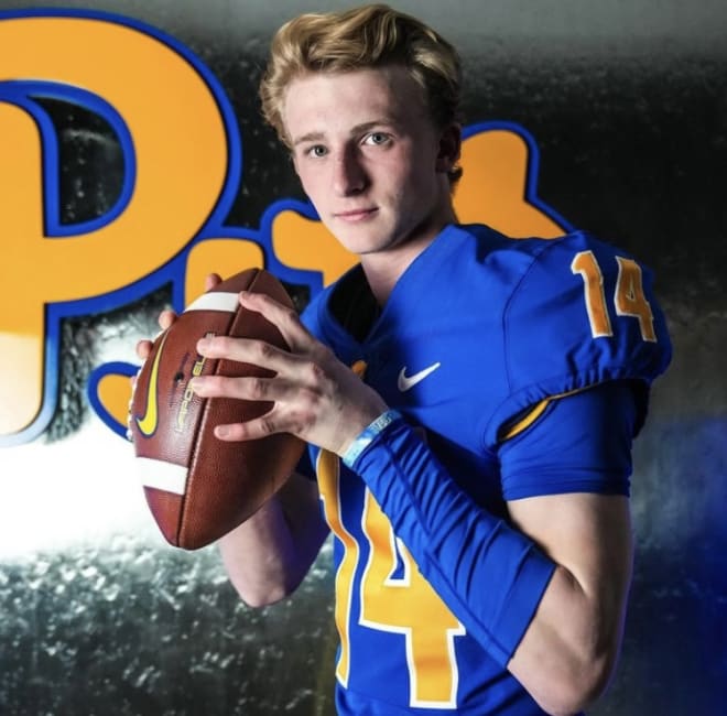 Henry Hasselbeck is one of Pitt's top quarterback options in the class of 2024