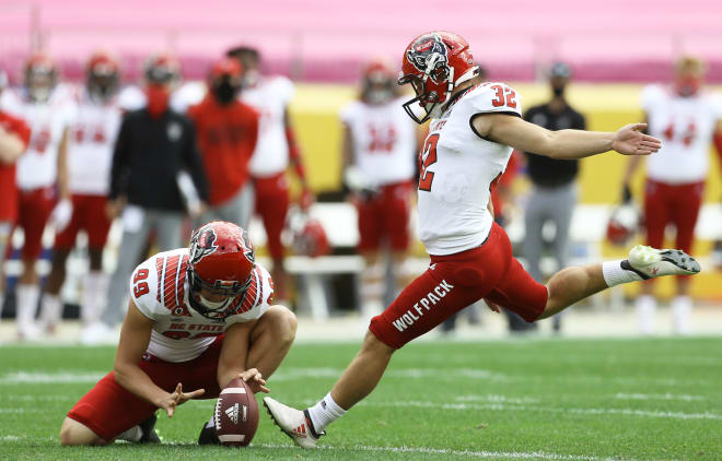 NC State Wolfpack football kicker Christopher Dunn