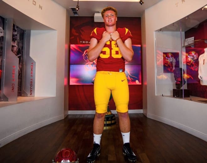 Kyle Juergens, a 2020 DT from San Juan Capistrano, Calif., is no longer committed to USC, he announced Sunday night.