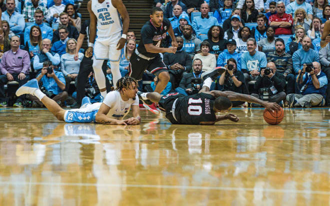 Cole Anthony and the Heels had some rough patches Friday night.