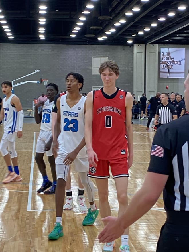 Matas Buzelis in action at EYBL Louisville 