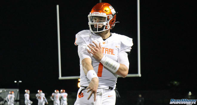 Future Penn State Nittany Lion quarterback Beau Pribula threw for six touchdowns and 300 yards on just nine pass attempts against Northeastern Friday, October 15.