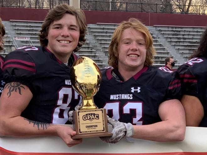 Brendan Franke (left) figures to battle for Nebraska's starting kickoff specialist job in 2021. 