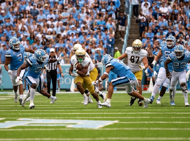 UNC's barometer game versus Notre Dame revealed the Tar Heels are still far away from Mack Brown's mission statement.