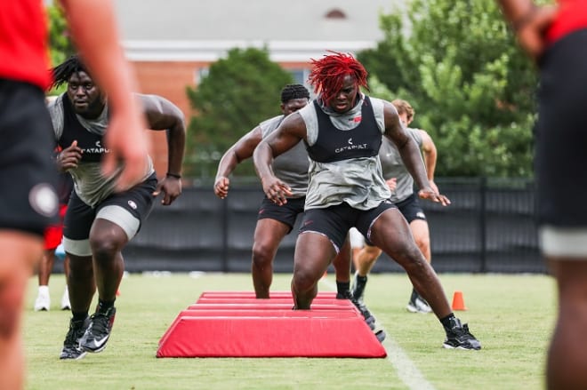 Amarius Mims goes with some workouts back in June.