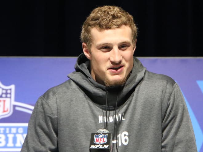 Travis Vokolek at the NFL Combine