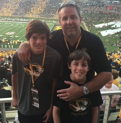 The Bauer family has had season tickets and  attended Mizzou games for years