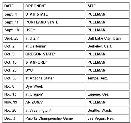 Game Times Announced for First Three Games