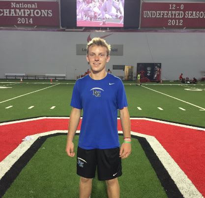 Allen at a camp at Ohio State earlier this summer