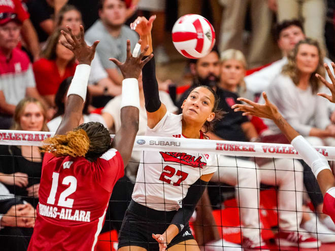 Nebraska Volleyball: Harper Murray, Block Party, Pittsburgh Errors Fuel ...