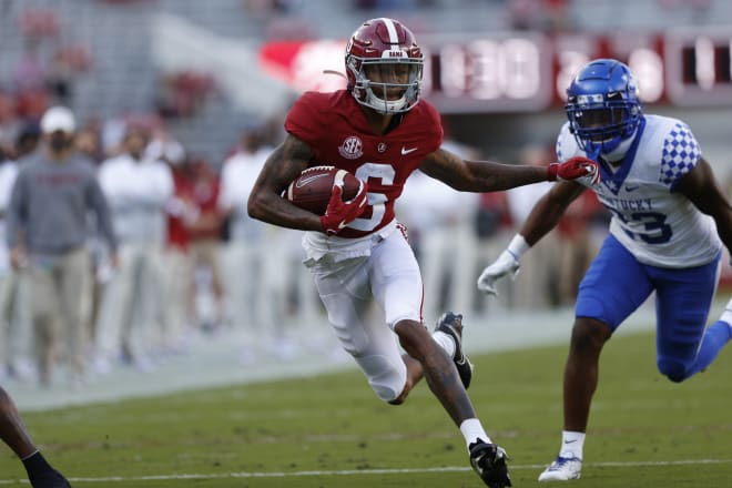 Alabama's DeVonta Smith is one of the top wide receivers in the country.