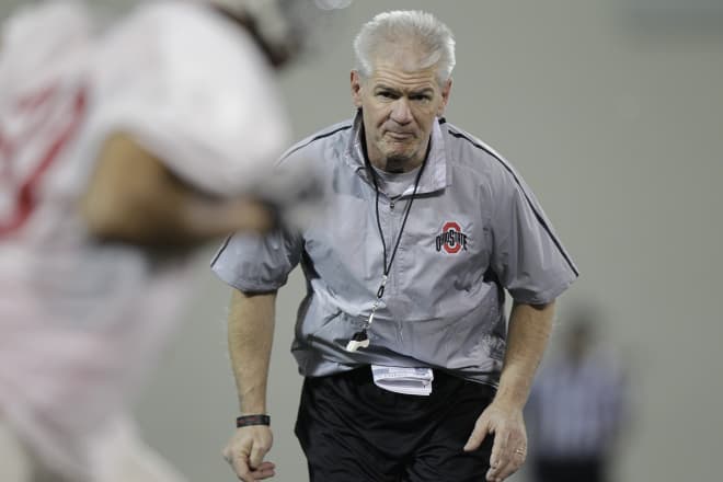 Ohio State DB coach Kerry Coombs