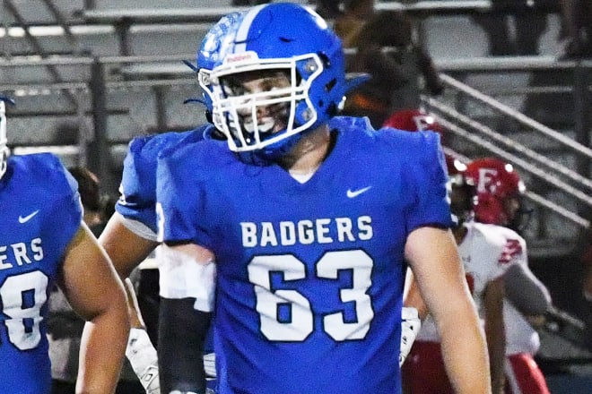 Defending Class B state champion Bennington continues to get superb line play thanks to guys like senior Grant Vanarsdel (63), and that will come in real handy when facing big, bad Gross Catholic in next Tuesday's state title game.