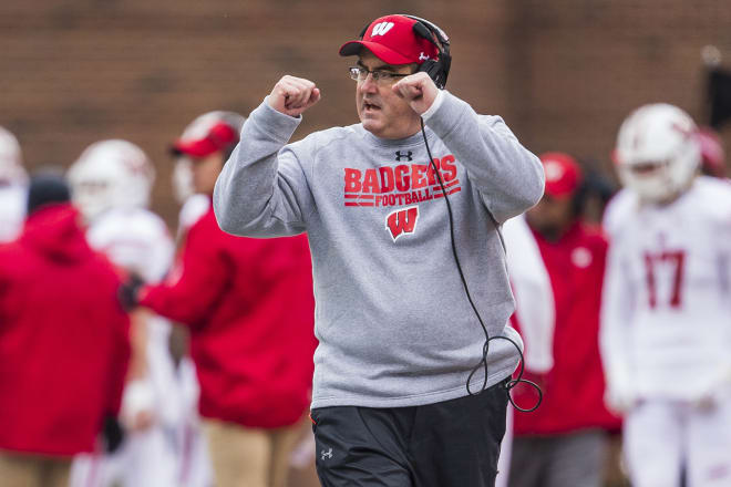 Wisconsin head coach Paul Chryst.