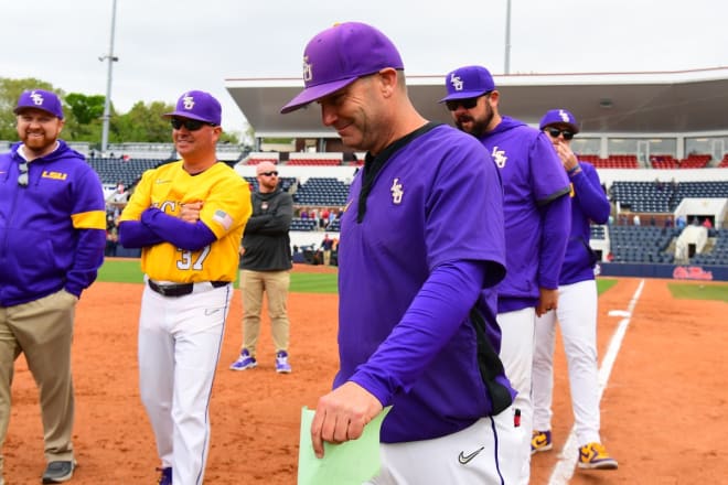Jay Johnson's 100th game as LSU's head coach ended in dramatic fashion on Sunday at Ole Miss, resulting in the No. 1 Tigers' first SEC series sweep of the season.