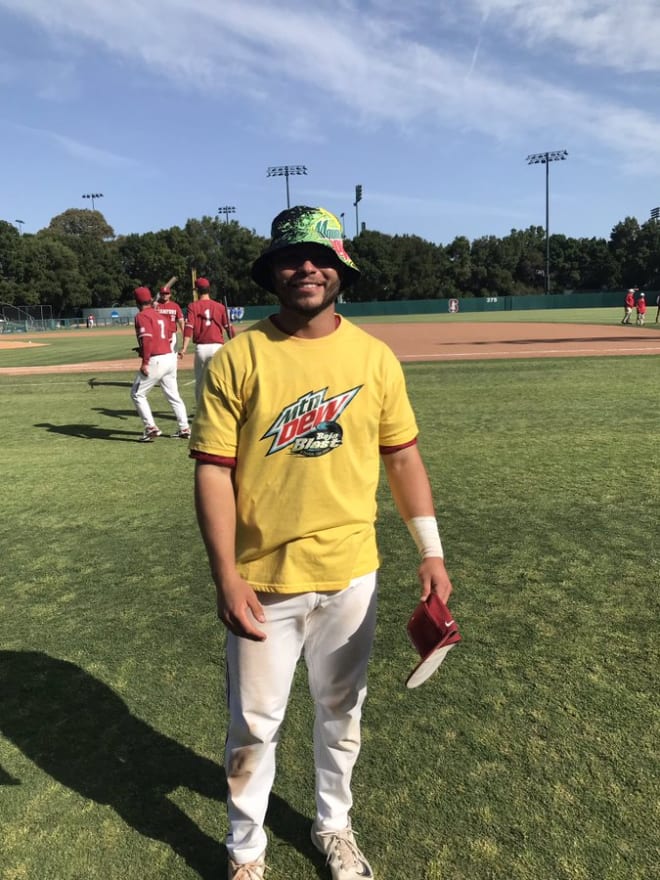 Alberto Rios after hitting his first career grand slam to beat UCLA. 