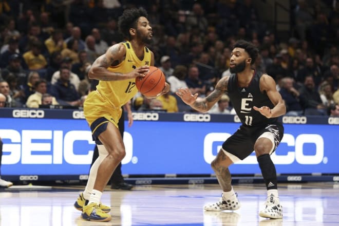 The West Virginia Mountaineers basketball team has relied on the scoring of Sherman. 