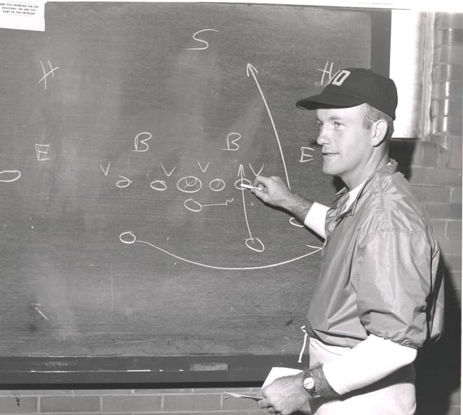Former Notre Dame Fighting Irish football player and coach Terry Brennan