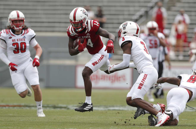 NC State Wolfpack football wide receiver Porter Rooks