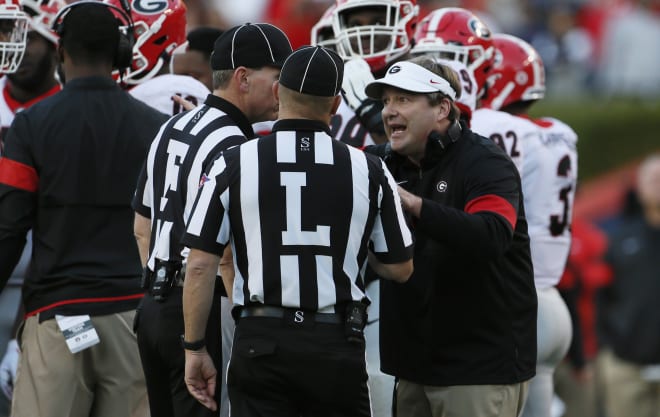 "My linebackers said what? They weren't talking about laundering, fellas. They were just talking about laundry. You misheard." -- Kirby Smart