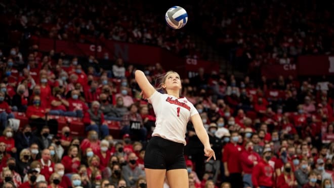 Nebraska volleyball player Nicklin Hames